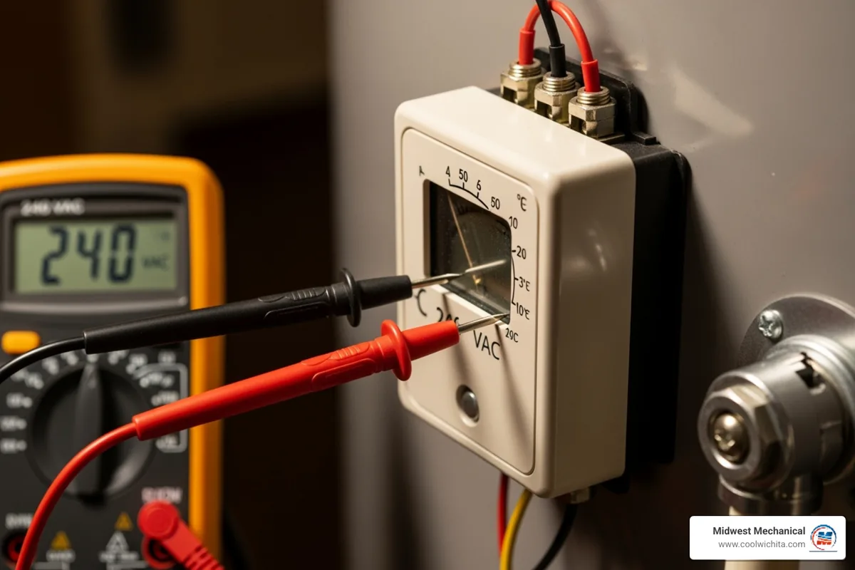 thermostat wiring test