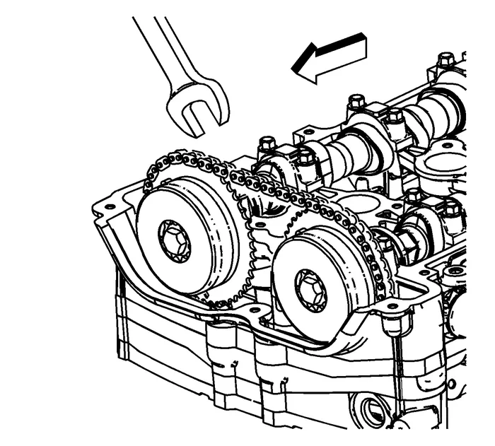 Timing chain & tensioner assembly