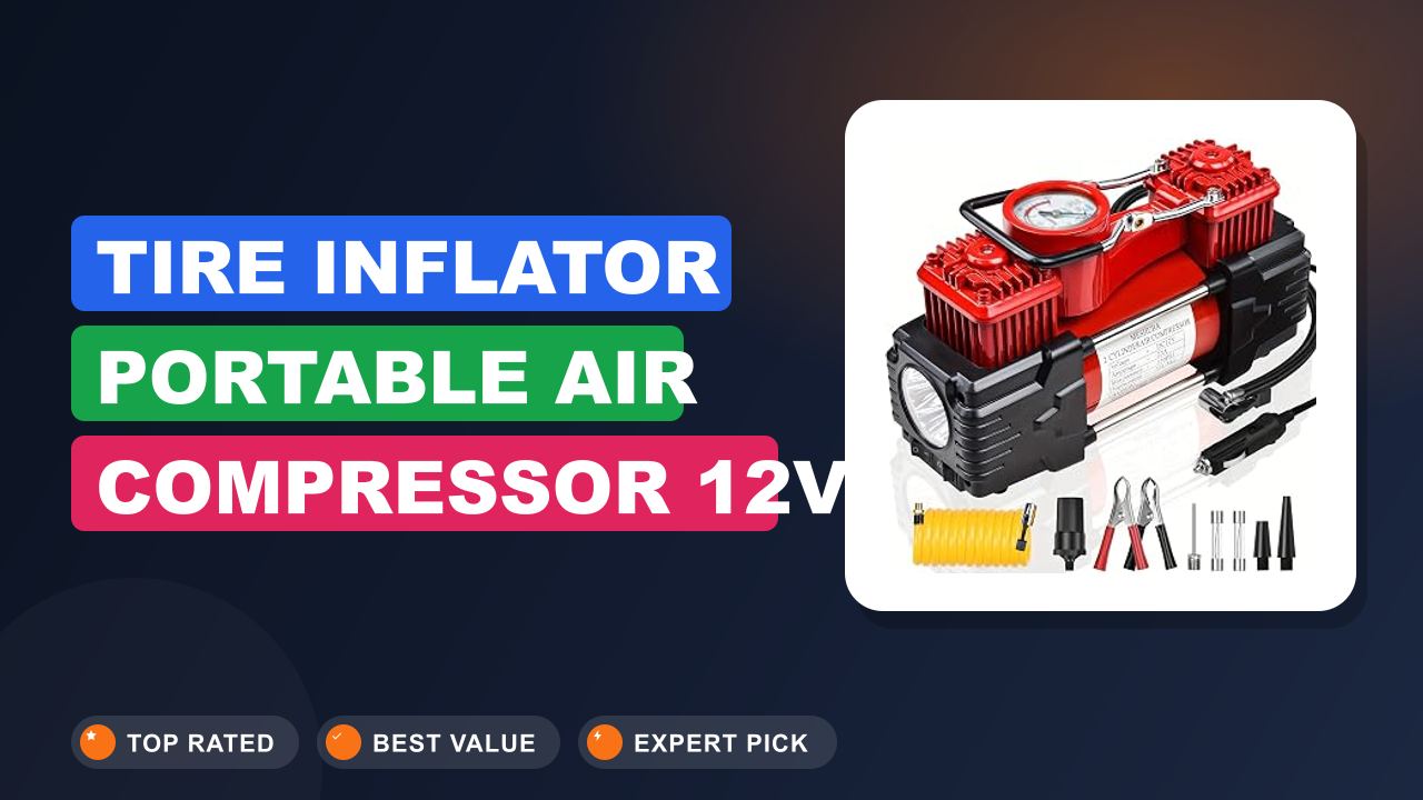 Tire Inflator Portable Air Compressor 12V Review