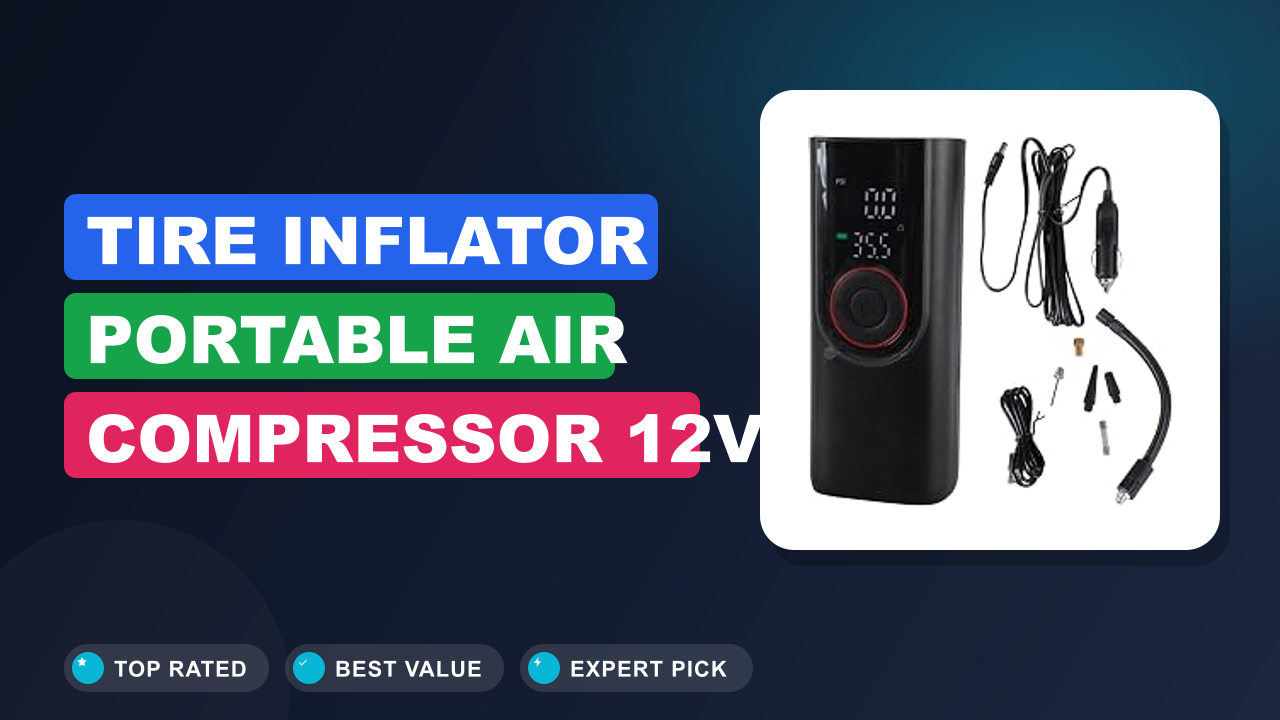 Tire Inflator Portable Air Compressor 12V Review
