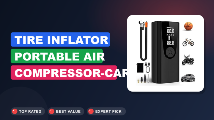 Tire Inflator Portable Air Compressor-Car Pump Review