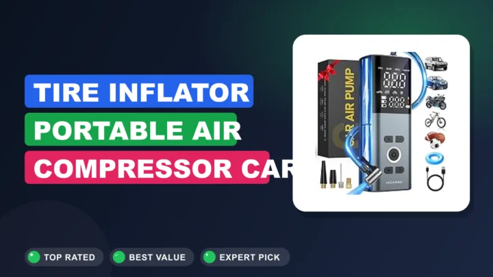 Tire Inflator Portable Air Compressor Car Review