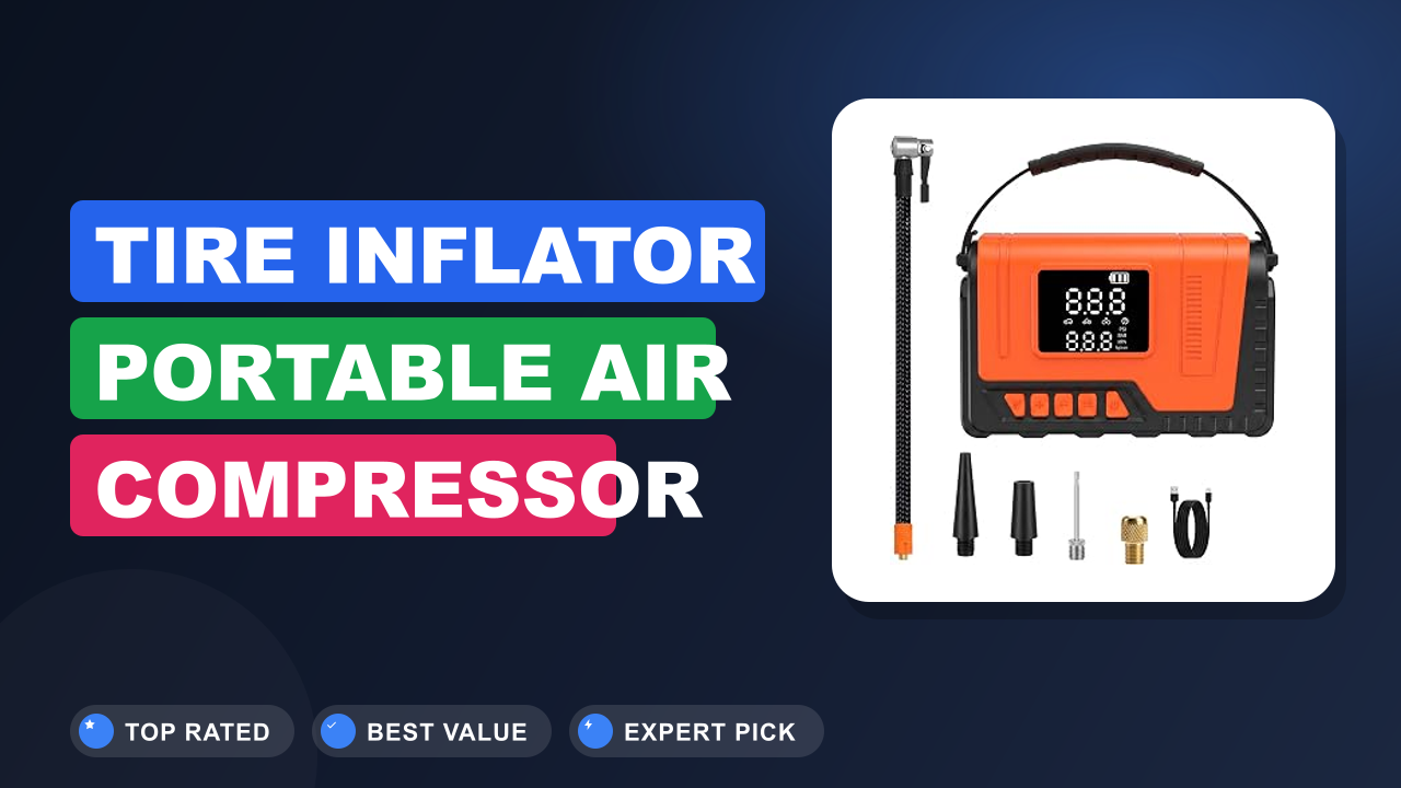 Tire Inflator Portable Air Compressor Pump Review
