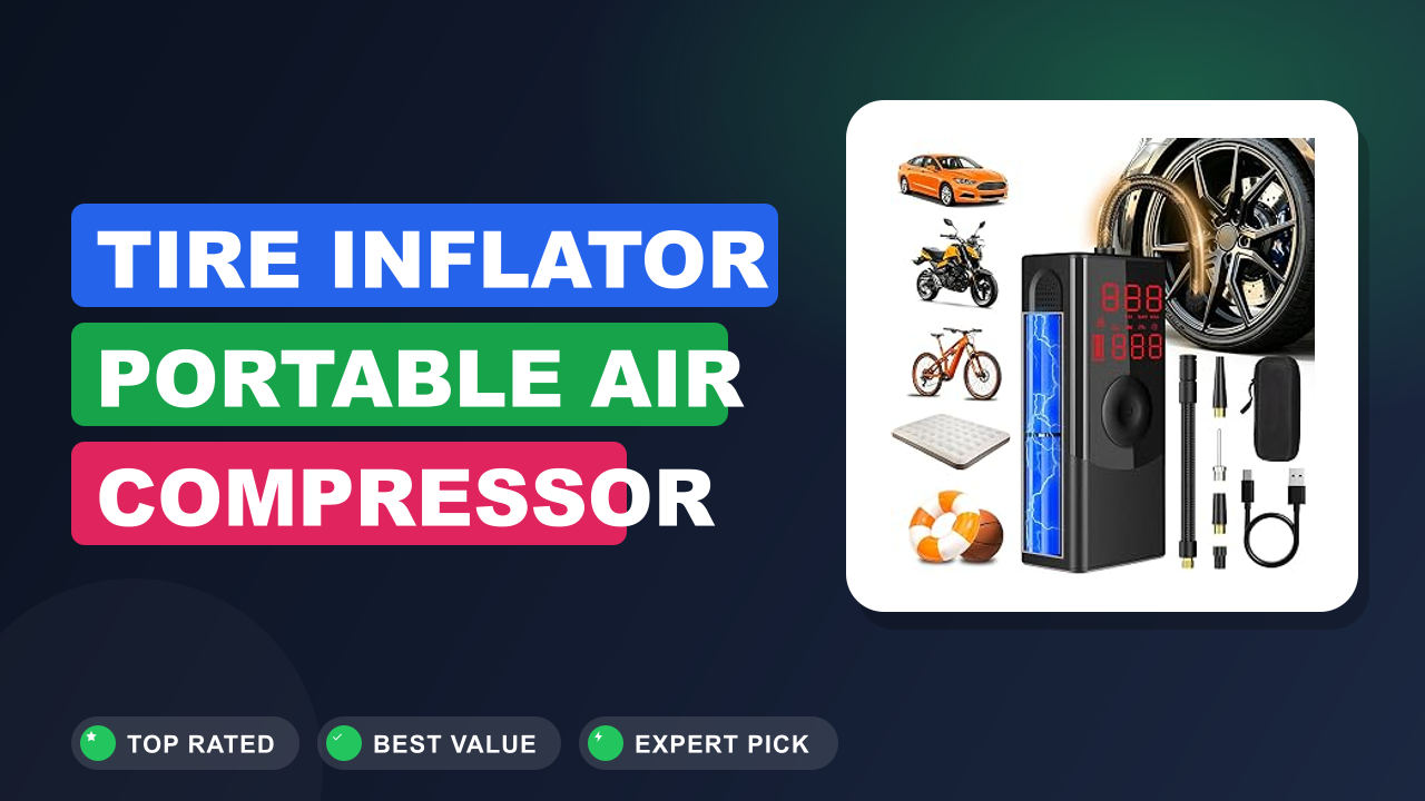 Tire Inflator Portable Air Compressor Review