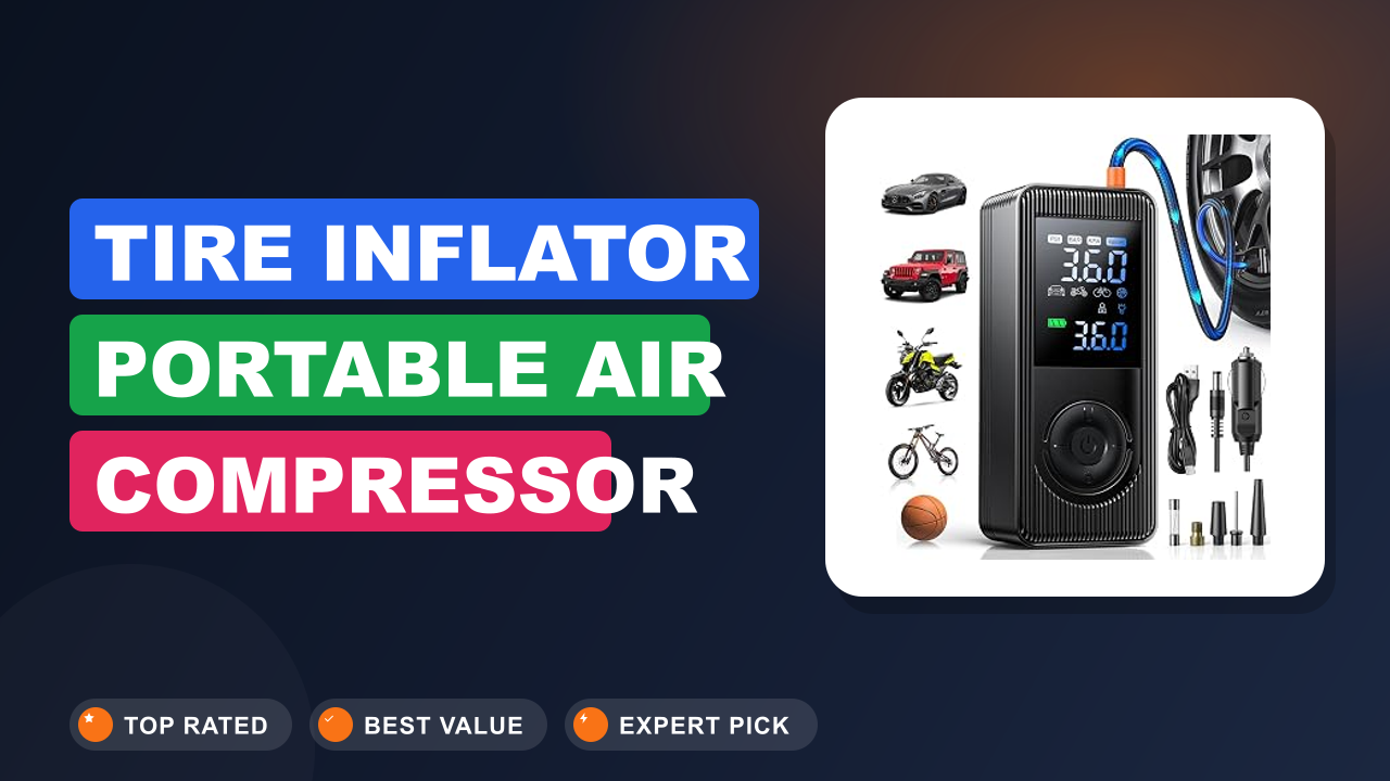 Tire Inflator Portable Air Compressor Review