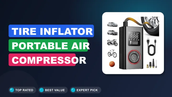 Tire Inflator Portable Air Compressor Type-C Review