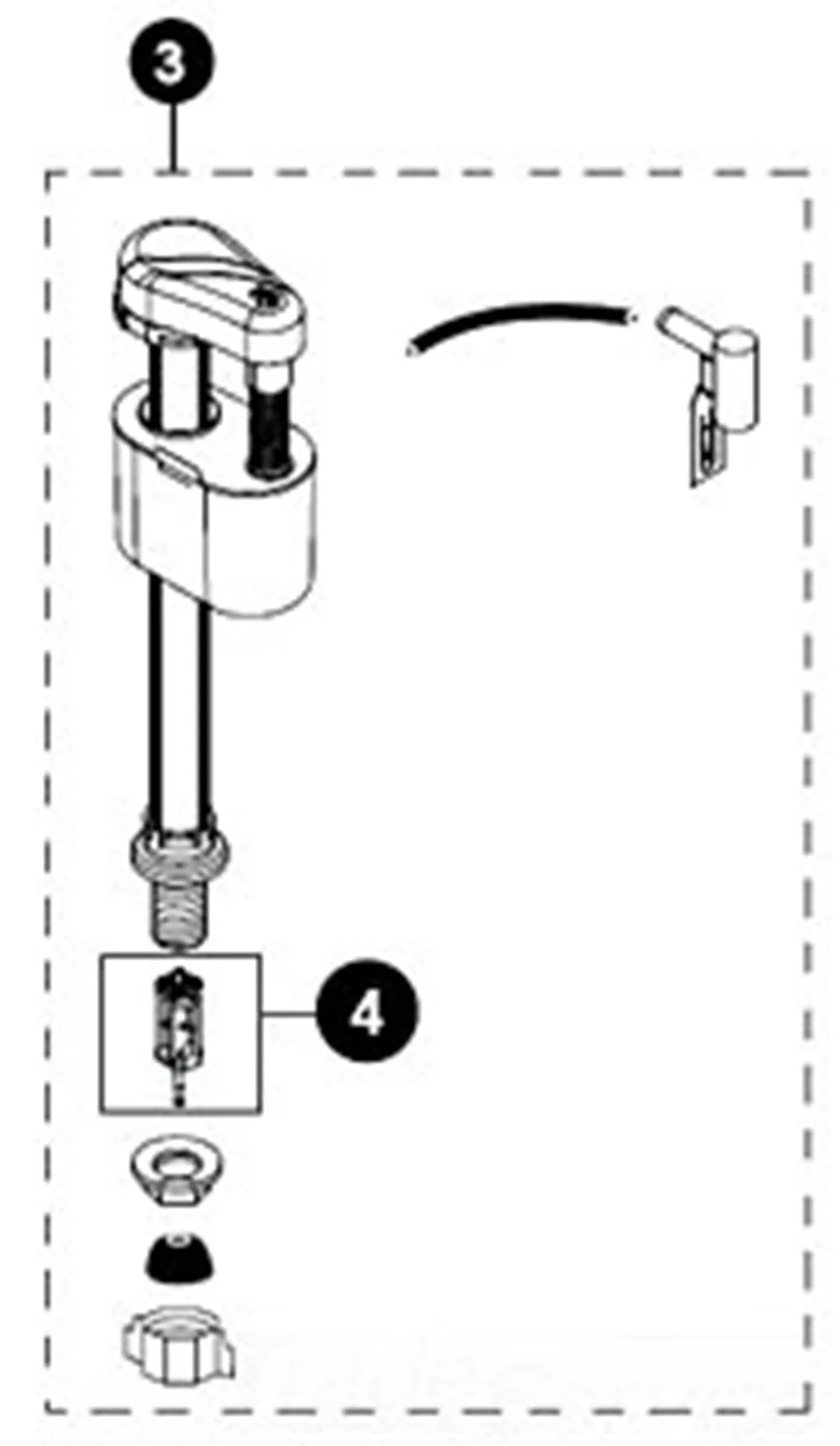 Toto fill valve