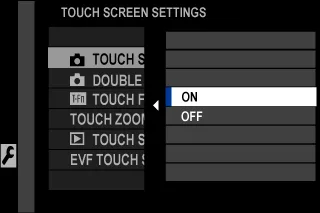 touch screen modes
