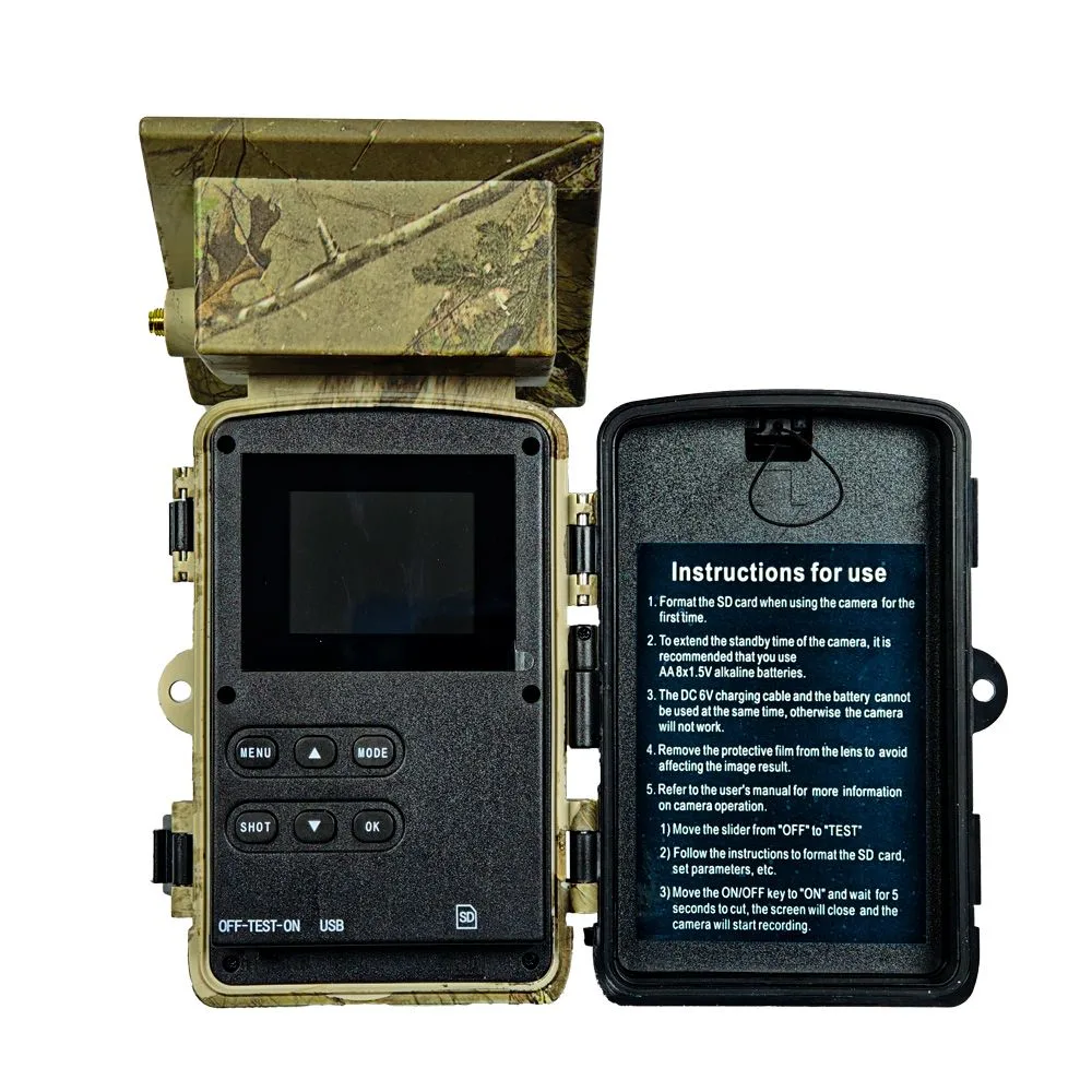 trail camera battery indicator