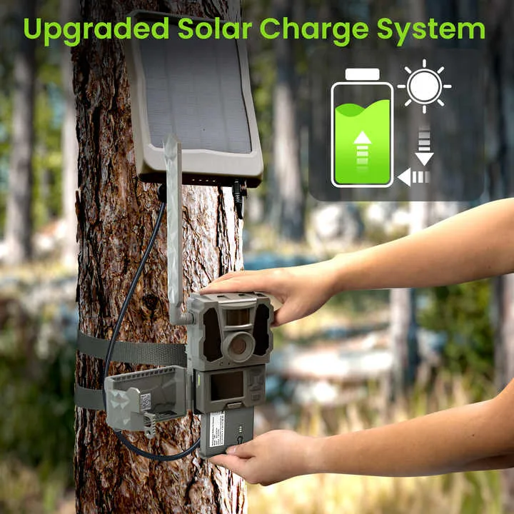 trail camera external power port