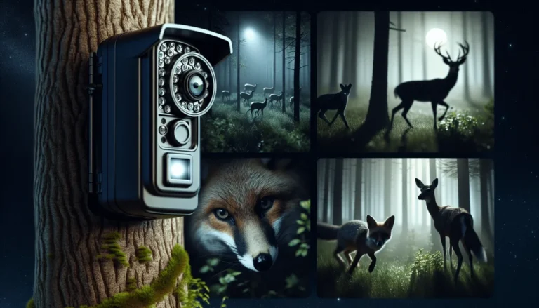 trail camera night photo comparison