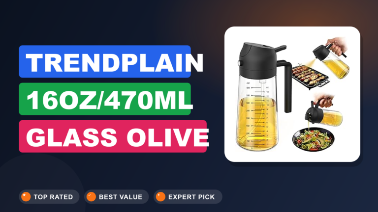 TrendPlain 16oz/470ml Glass Olive Oil Sprayer Review