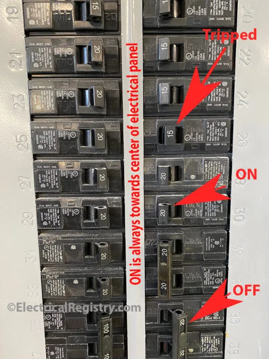 tripped breaker