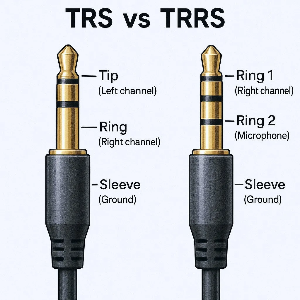 TRS vs TRRS wiring