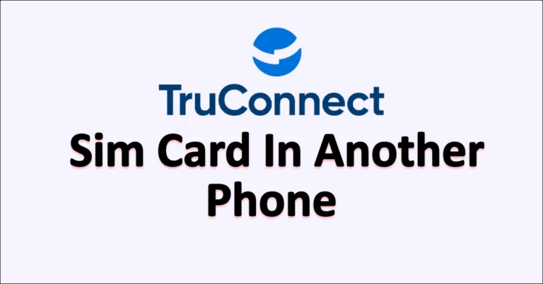 Truconnect Sim Card Not Working