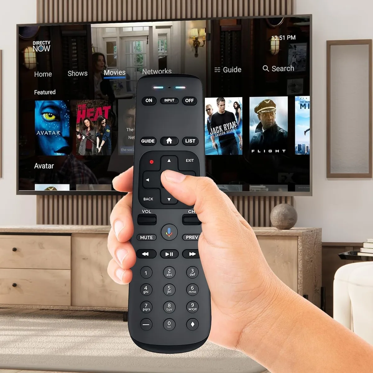 TV code entry DIRECTV remote