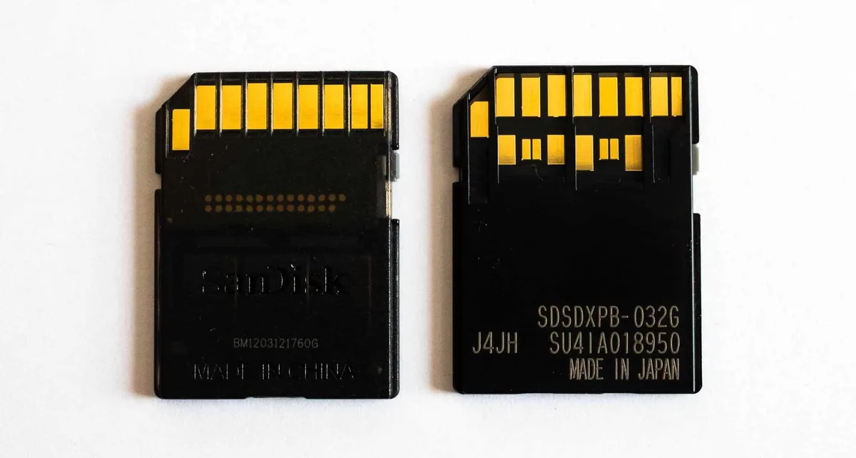 UHS-II microSD card