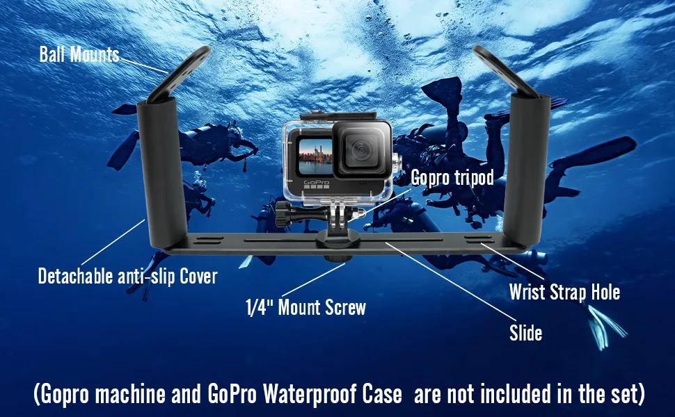 underwater camera housing parts