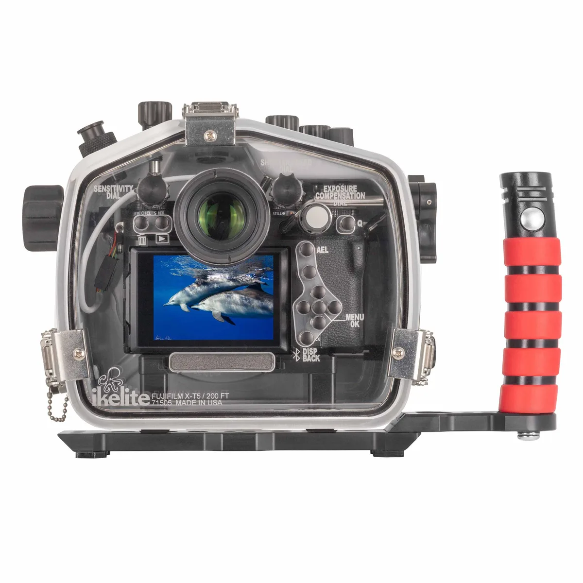 underwater camera housing rinse