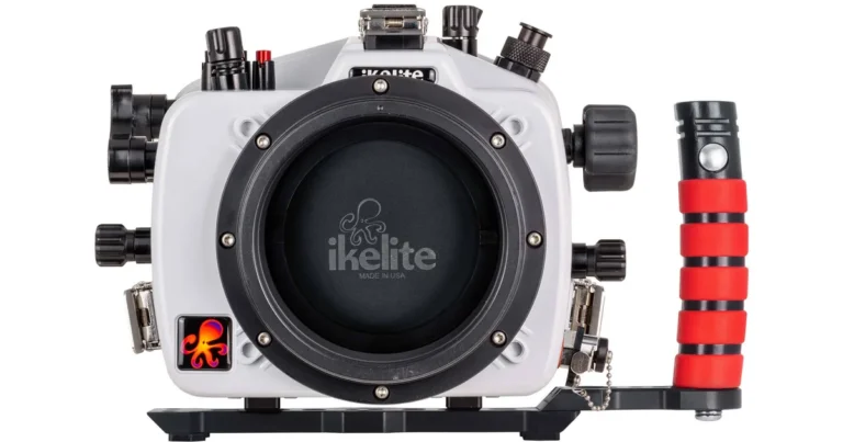underwater camera housing setup