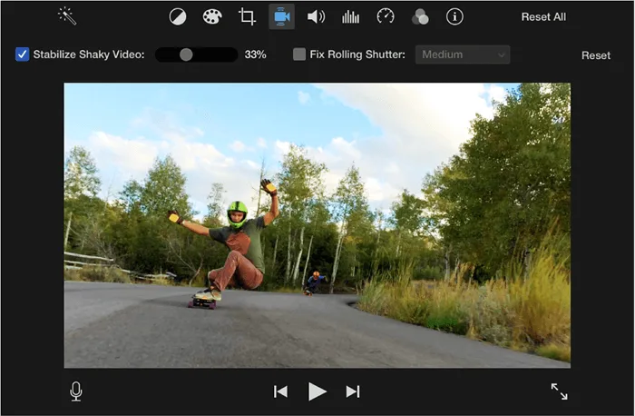 unstable time lapse footage