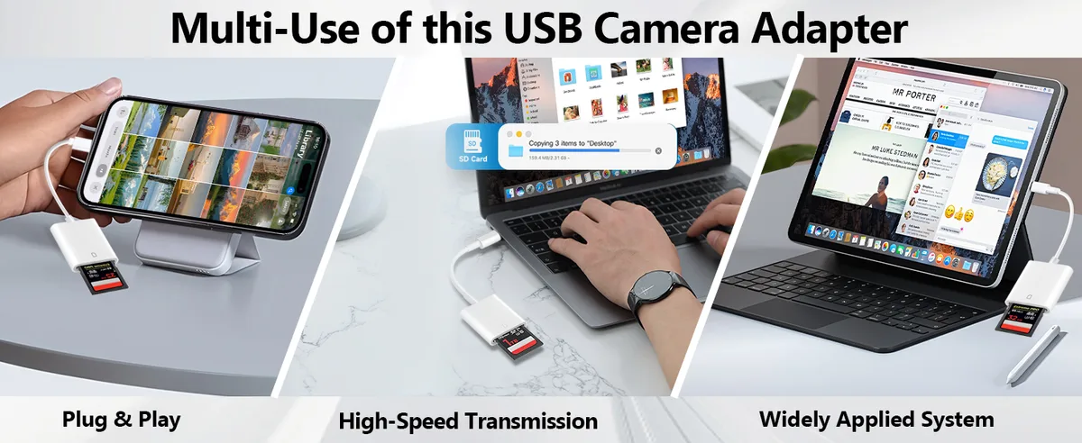 USB-C SD card reader