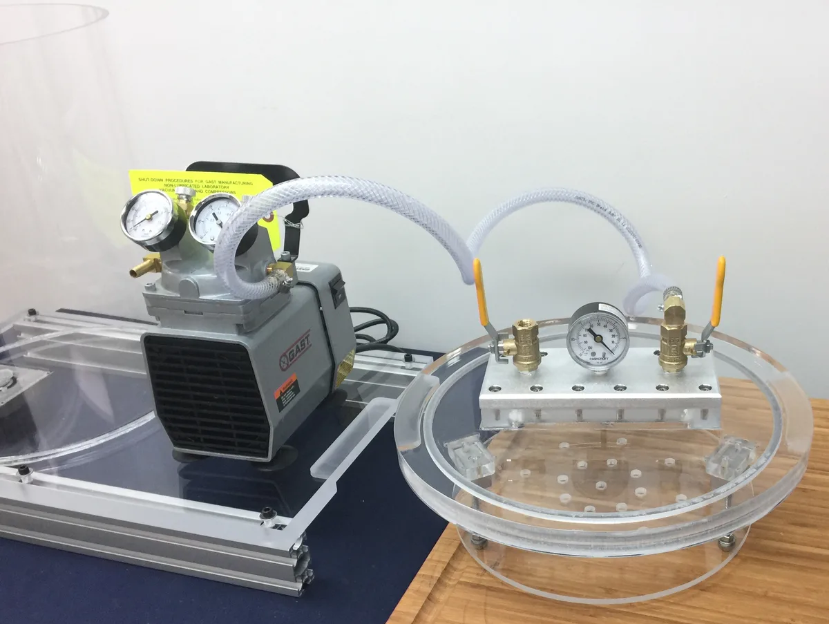 Vacuum leak-check system