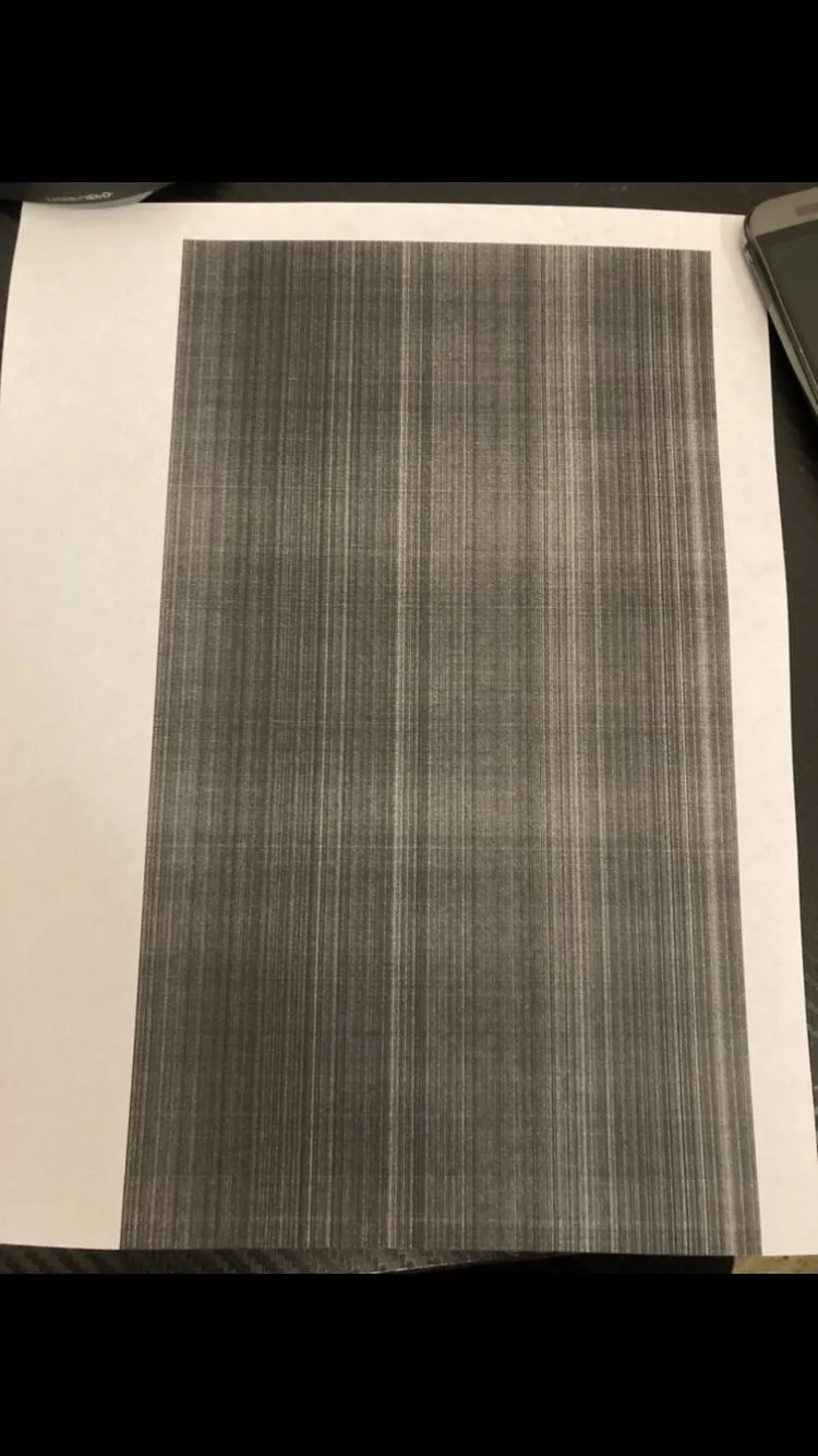 vertical streaks printer