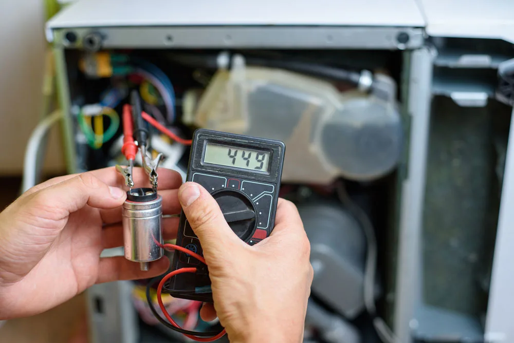 wash pump motor continuity test