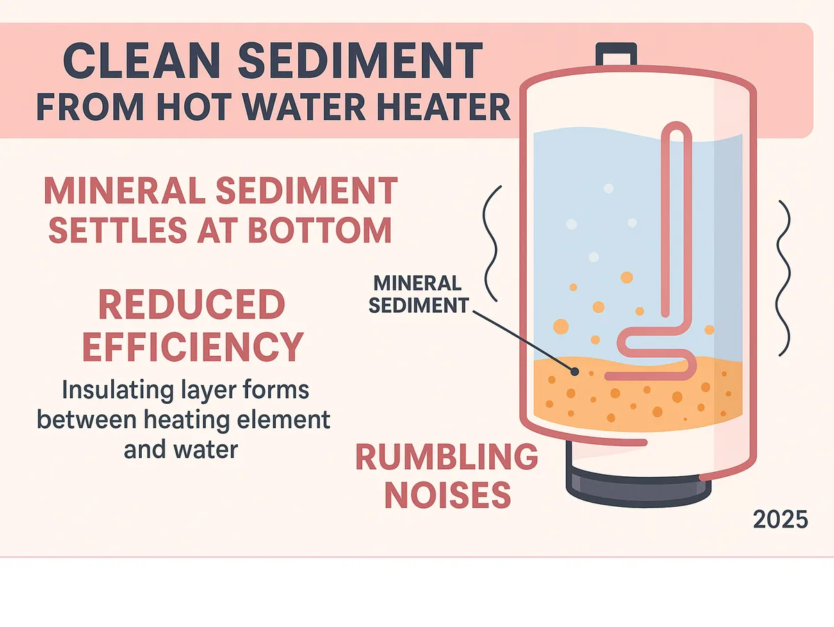 water heater sediment T&P valve diagram