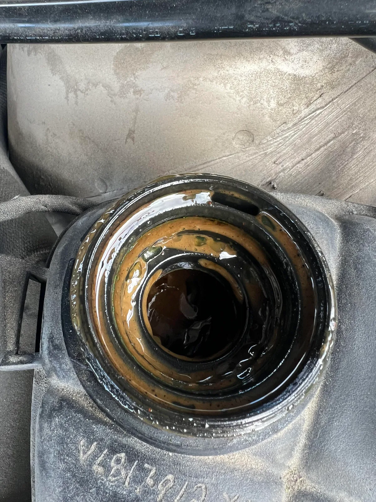 Water pump coolant leak
