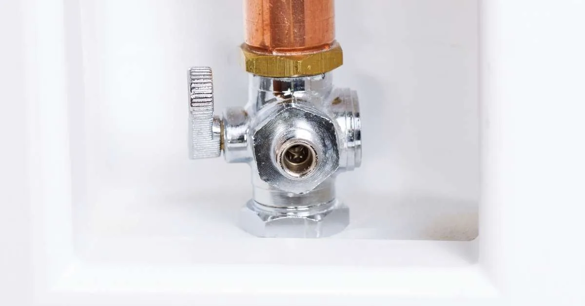 water supply valve