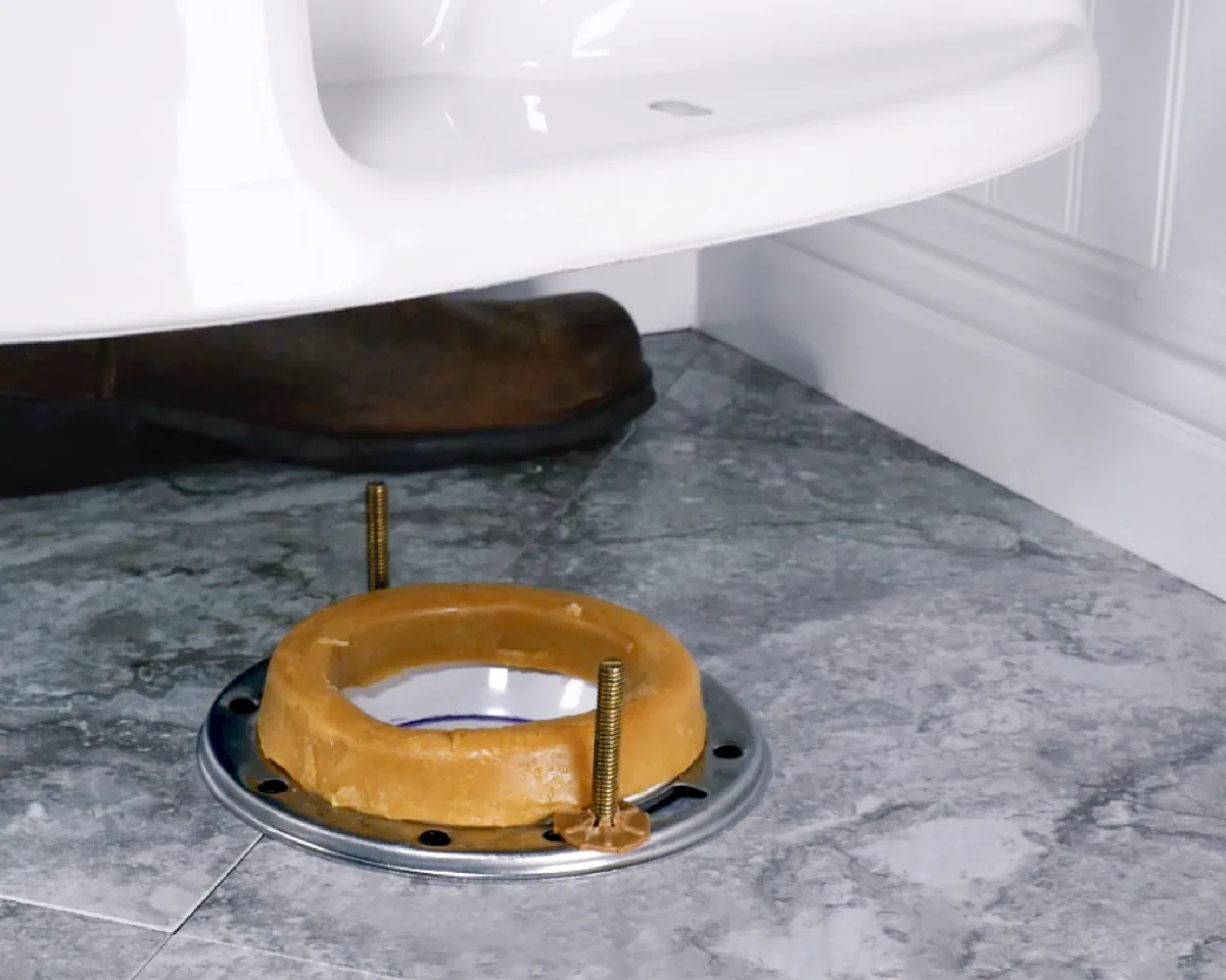 wax ring toilet base seal