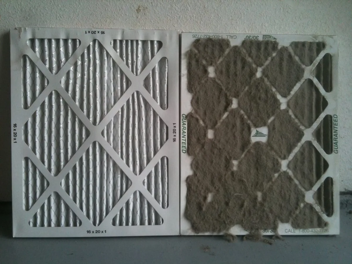 Whirlpool AC air filter clogged