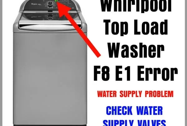 Whirlpool Washer Error Code E2 F9