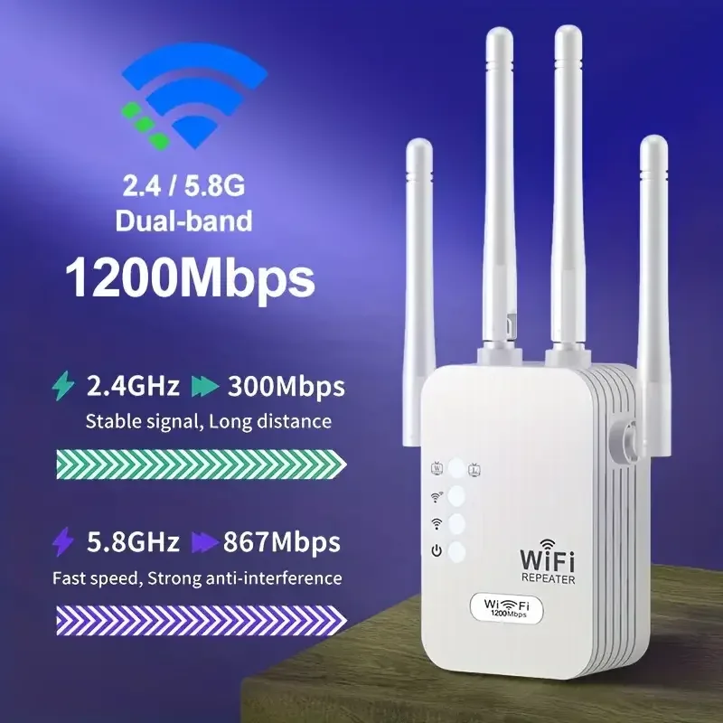 WiFi router 2.4 GHz vs 5 GHz band