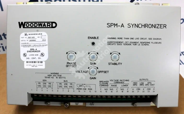 Woodward Spm A Synchronizer Model 9907 029 Troubleshooting
