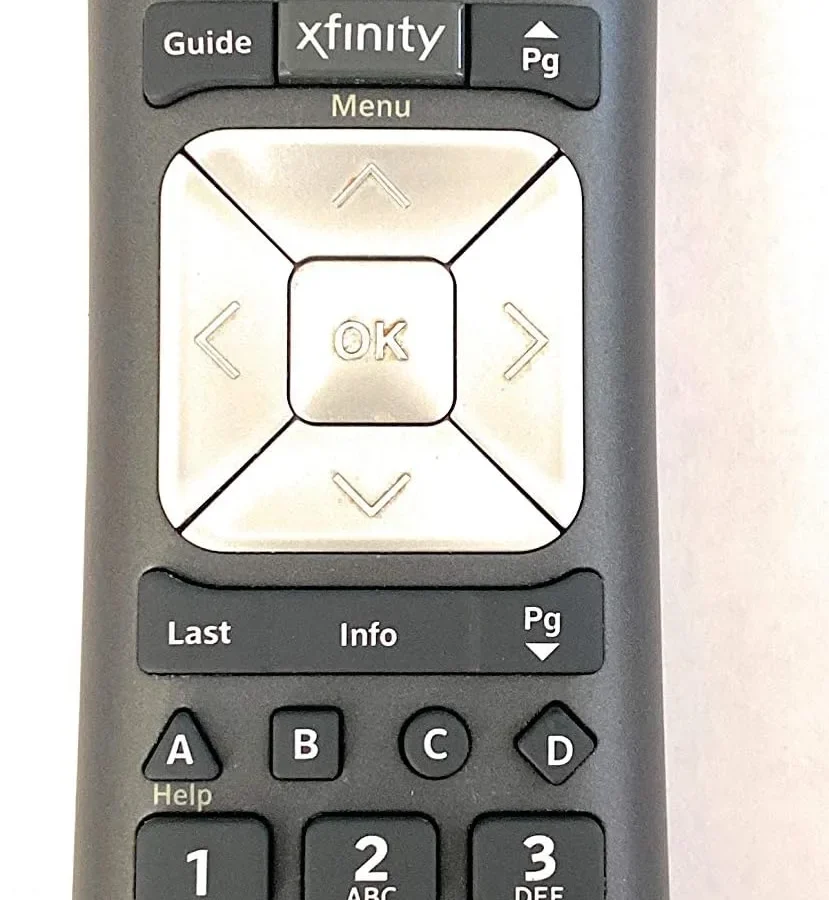 Xfinity XR16 remote control